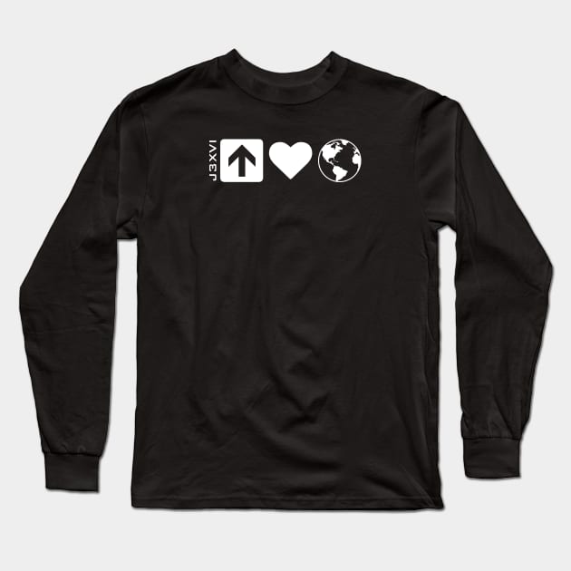 God Loves The World (white) Long Sleeve T-Shirt by BEST Ever Dad